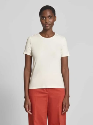 T-shirt o kroju regular fit z czystej bawełny model ‘MULINO’ MM by Max Mara