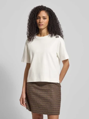 T-shirt o kroju regular fit z czystej bawełny model „MULTID” Weekend Max Mara