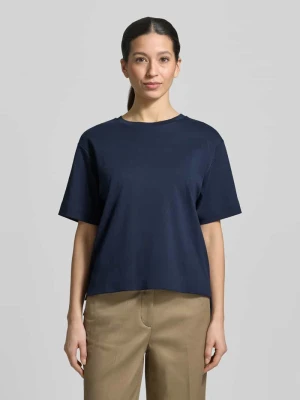 T-shirt o kroju regular fit z czystej bawełny model „MULTID” Weekend Max Mara