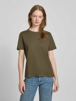 T-shirt o kroju regular fit z czystej bawełny model ‘PAULINA’ Vero Moda