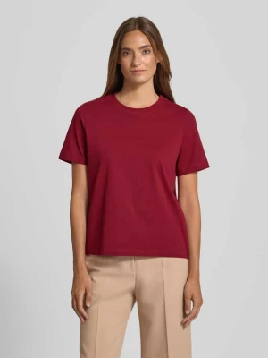 T-shirt o kroju regular fit z czystej bawełny model ‘PAULINA’ Vero Moda