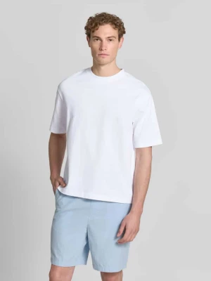 T-shirt o kroju regular fit z czystej bawełny model 'RELAXASPEN' Selected Homme Biały