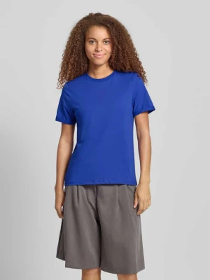 T-shirt o kroju regular fit z czystej bawełny model ‘RIA’ Pieces