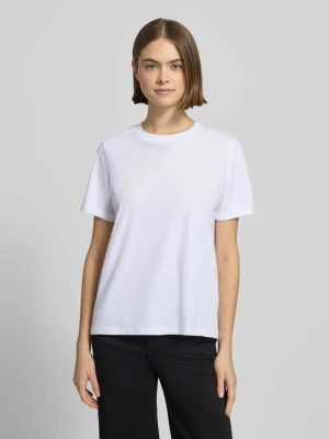 T-shirt o kroju regular fit z czystej bawełny model ‘RIA’ Pieces