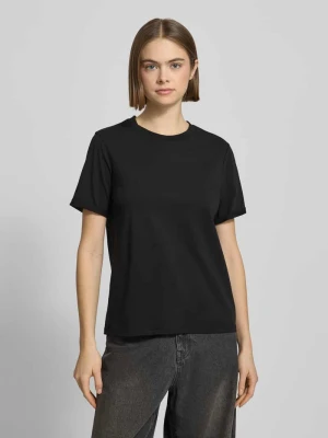 T-shirt o kroju regular fit z czystej bawełny model ‘RIA’ Pieces