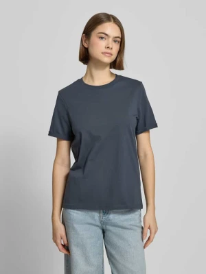 T-shirt o kroju regular fit z czystej bawełny model ‘RIA’ Pieces