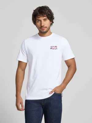 t-shirt o kroju regular fit z czystej bawełny model 'SMALL FLAG' Pepe Jeans