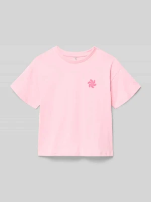 t-shirt o kroju regular fit z czystej bawełny model 'SUN-VERAS' Only