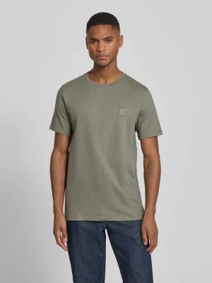 T-shirt o kroju regular fit z czystej bawełny model „TALES” Boss Orange