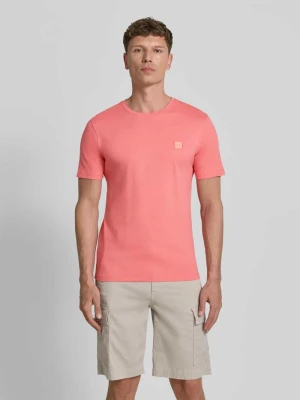 T-shirt o kroju regular fit z czystej bawełny model „TALES” Boss Orange