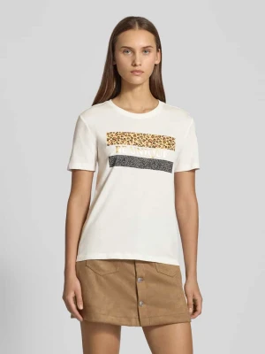 T-shirt o kroju regular fit z czystej bawełny model ‘TANYA LIFE’ Only