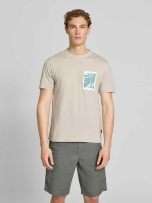 t-shirt o kroju regular fit z czystej bawełny model 'TE_BOARD' Boss Orange