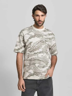 T-shirt z czystej bawełny w kroju regular fit model 'TE_WILDNATURE' Boss Orange