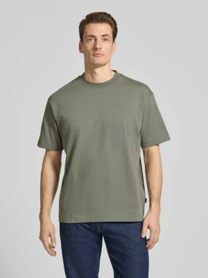 T-shirt z czystej bawełny o kroju regular fit model 'TEETIMM' Boss Orange