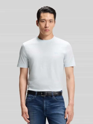 t-shirt o kroju regular fit z czystej bawełny model 'THOMPSON' Boss Jasnoniebieski