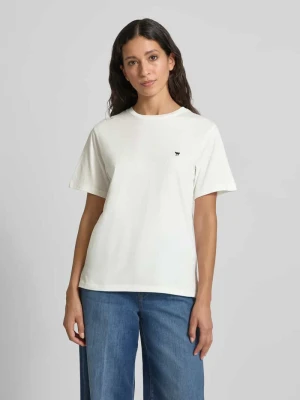 T-shirt o kroju regular fit z czystej bawełny model ‘VENACO’ Weekend Max Mara