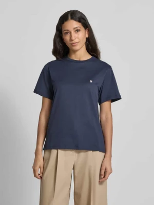 T-shirt o kroju regular fit z czystej bawełny model ‘VENACO’ Weekend Max Mara