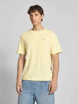 T-shirt o kroju regular fit z czystej bawełny Pepe Jeans