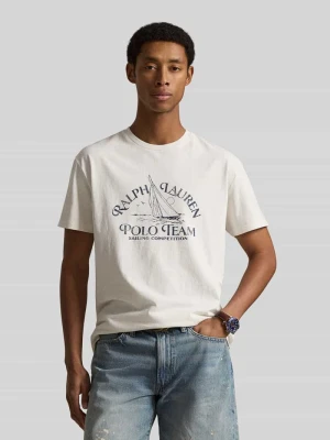 t-shirt o kroju regular fit z czystej bawełny Polo Ralph Lauren