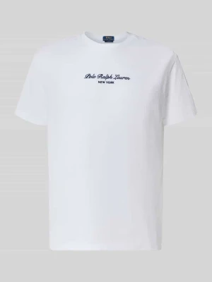 t-shirt o kroju regular fit z czystej bawełny Polo Ralph Lauren Biały