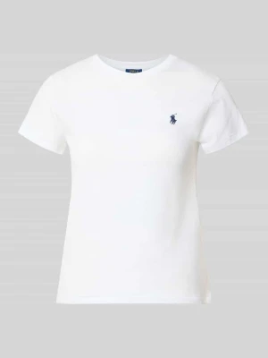 t-shirt o kroju regular fit z czystej bawełny Polo Ralph Lauren Biały