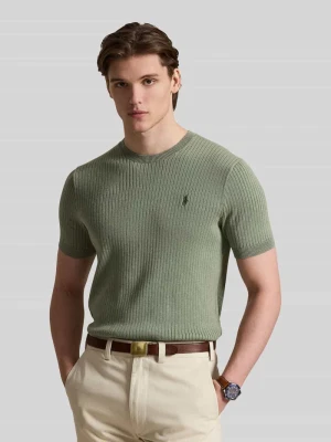 t-shirt o kroju regular fit z czystej bawełny Polo Ralph Lauren Jasnozielony