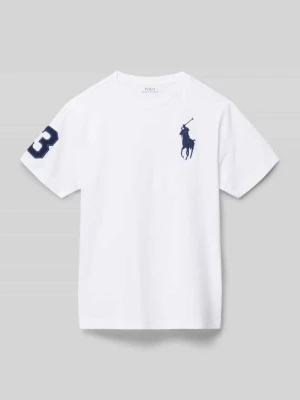 T-shirt o kroju regular fit z czystej bawełny Polo Ralph Lauren Teens