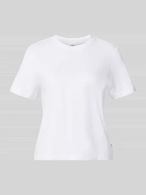 t-shirt o kroju regular fit z czystej bawełny s.Oliver Biały