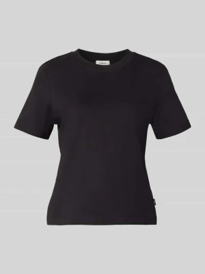 t-shirt o kroju regular fit z czystej bawełny s.Oliver Czarny