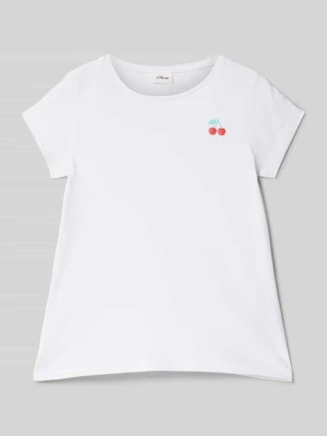 T-shirt o kroju regular fit z czystej bawełny s.Oliver RED LABEL