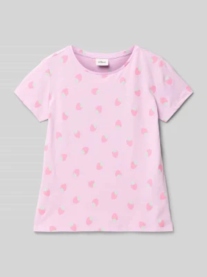 T-shirt o kroju regular fit z czystej bawełny s.Oliver RED LABEL