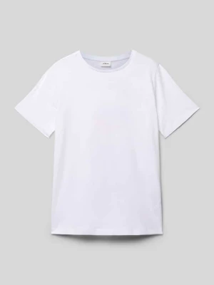 T-shirt o kroju regular fit z czystej bawełny s.Oliver RED LABEL