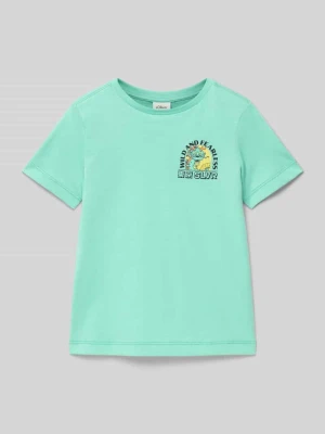 T-shirt o kroju regular fit z czystej bawełny s.Oliver RED LABEL