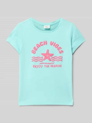 T-shirt o kroju regular fit z czystej bawełny s.Oliver RED LABEL