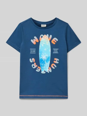 T-shirt o kroju regular fit z czystej bawełny s.Oliver RED LABEL