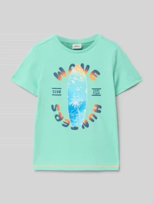T-shirt o kroju regular fit z czystej bawełny s.Oliver RED LABEL