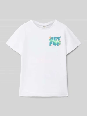 T-shirt o kroju regular fit z czystej bawełny s.Oliver RED LABEL
