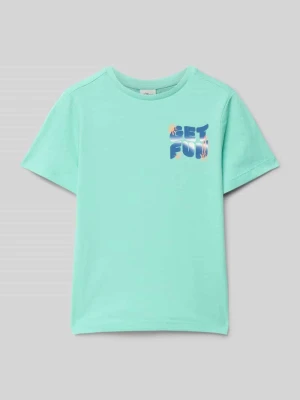 T-shirt o kroju regular fit z czystej bawełny s.Oliver RED LABEL