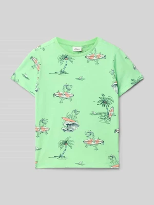 T-shirt o kroju regular fit z czystej bawełny s.Oliver RED LABEL