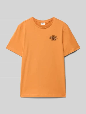 T-shirt o kroju regular fit z czystej bawełny s.Oliver RED LABEL