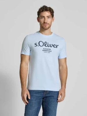 T-shirt o kroju regular fit z czystej bawełny s.Oliver RED LABEL