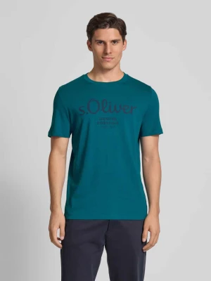 T-shirt o kroju regular fit z czystej bawełny s.Oliver RED LABEL