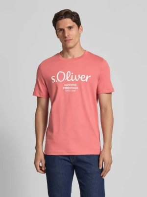 T-shirt o kroju regular fit z czystej bawełny s.Oliver RED LABEL