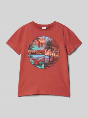 T-shirt o kroju regular fit z czystej bawełny s.Oliver RED LABEL