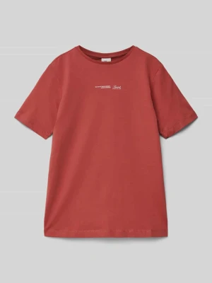 T-shirt o kroju regular fit z czystej bawełny s.Oliver RED LABEL