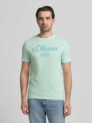 T-shirt o kroju regular fit z czystej bawełny s.Oliver RED LABEL