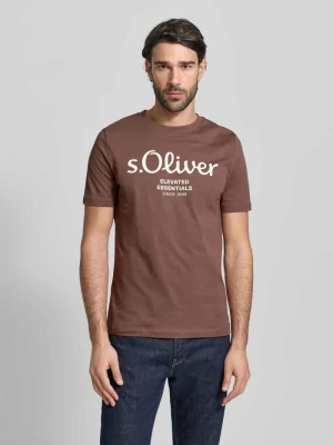 T-shirt o kroju regular fit z czystej bawełny s.Oliver RED LABEL