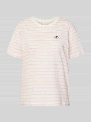 T-shirt o kroju regular fit z czystej bawełny s.Oliver RED LABEL