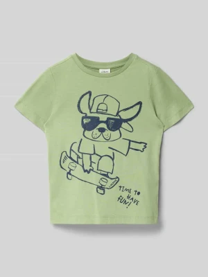 T-shirt o kroju regular fit z czystej bawełny s.Oliver RED LABEL