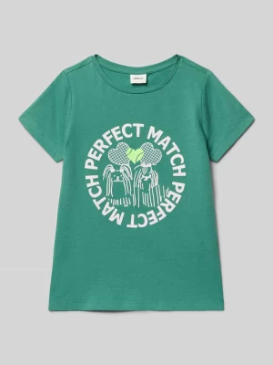 t-shirt o kroju regular fit z czystej bawełny s.Oliver RED LABEL